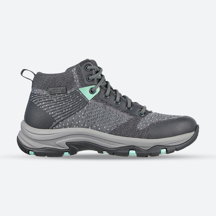 Damen Wide Fit Skechers 158351 Trego Vegan Waterproof Wanderstiefel