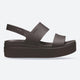 Crocs 206453 Brooklyn Sandalen mit niedrigem Keilabsatz für Damen