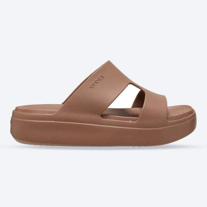 Crocs 209409 Getaway Plateau-Hausschuhe mit H-Riemen für Damen