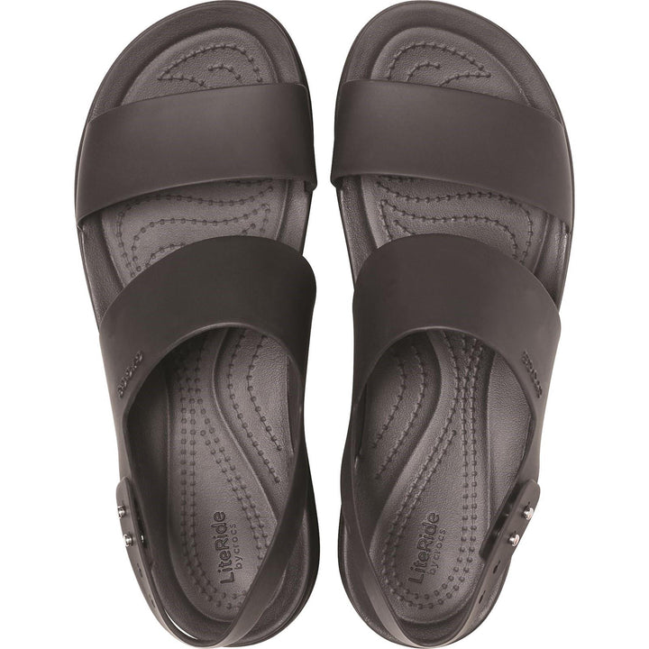 Crocs 206453 Brooklyn Sandalen mit niedrigem Keilabsatz für Damen