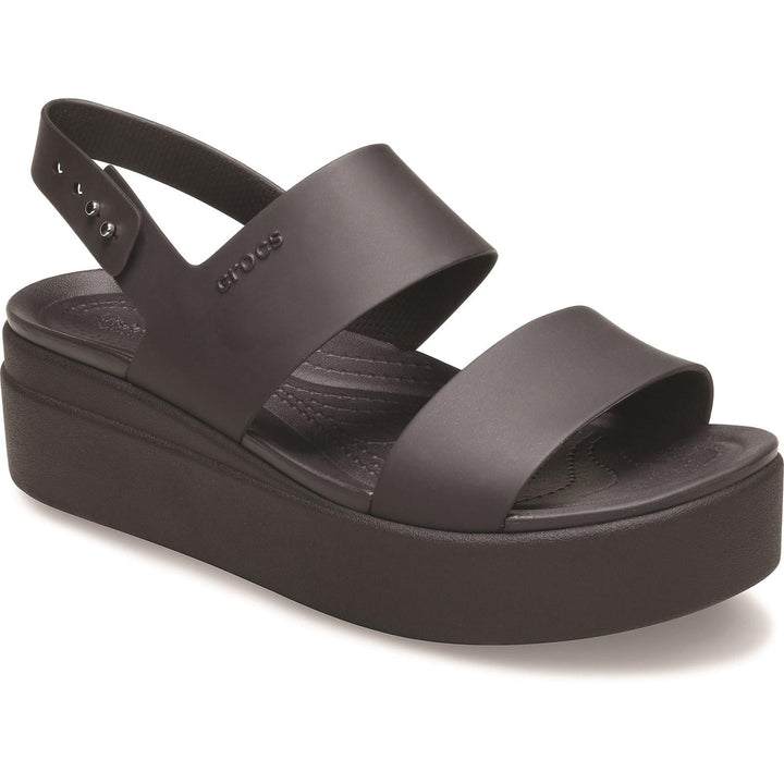 Crocs 206453 Brooklyn Sandalen mit niedrigem Keilabsatz für Damen