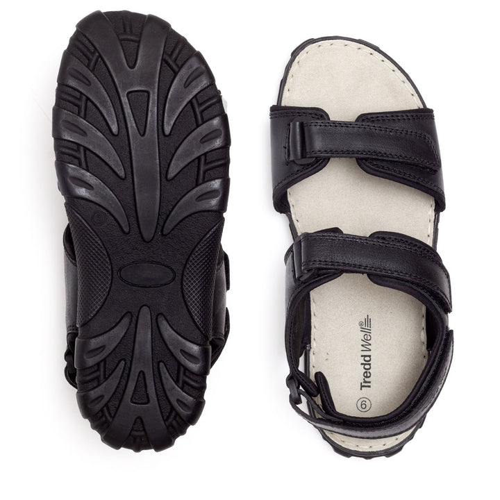 Herren-Ledersandalen James in weiter Passform von Tredd Well