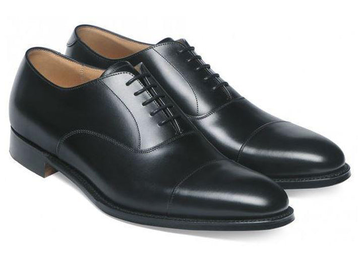 Herren-Oxford-Schuhe „Cheaney“ in Limettengrün mit weiter Passform