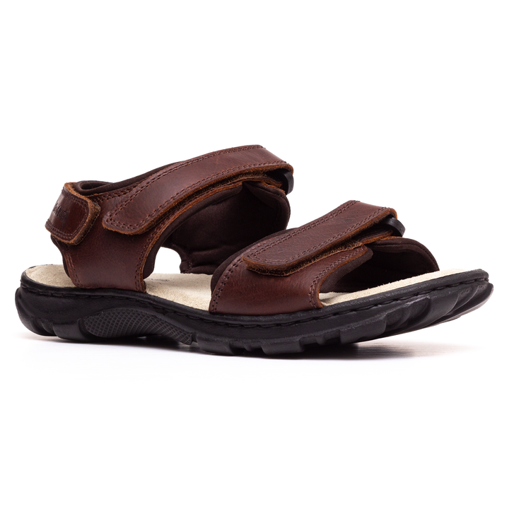 Herren-Ledersandalen James in weiter Passform von Tredd Well