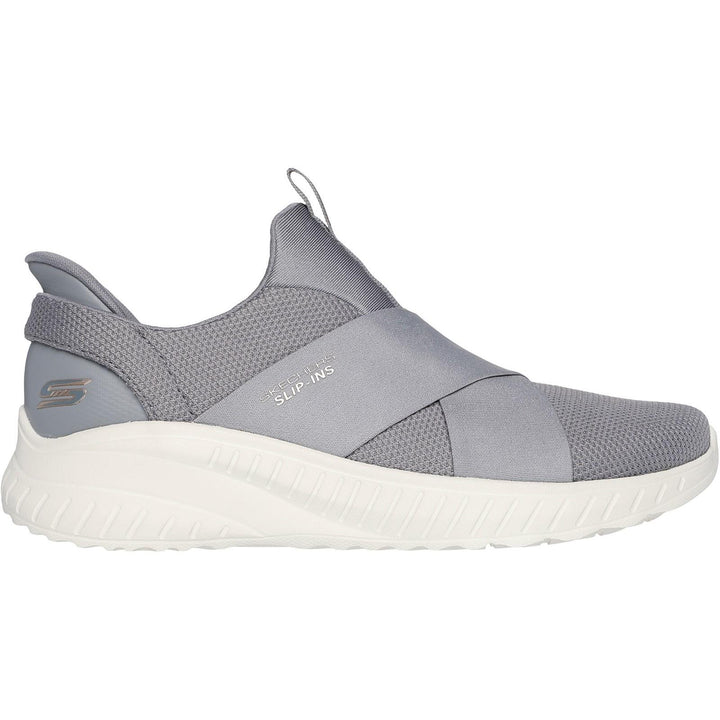 Women's Wide Fit Skechers 117505 Slip-ins Bobs Sport Squad Chaos Sneakers
