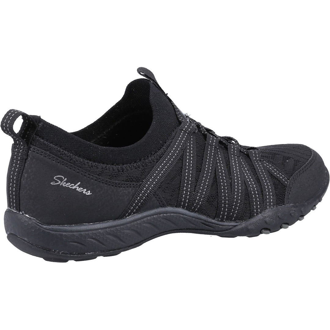 Women's Wide Fit Skechers 100244 Breathe Easy First Light Sneakers