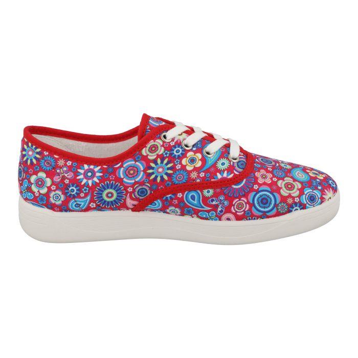 Women's Wide Fit DB Charlie Canvas Shoes