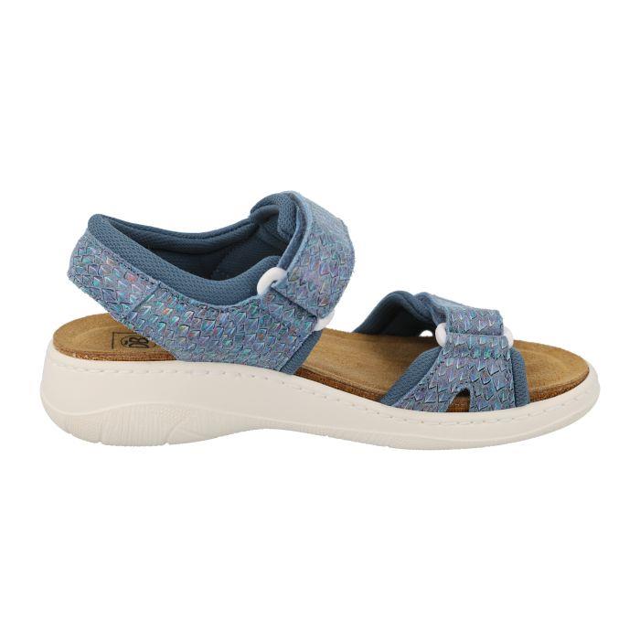 Women's Wide Fit DB Teal Sandals