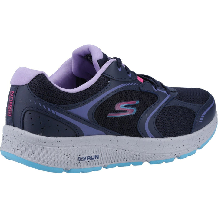 Women's Wide Fit Skechers 128285 Go Run Consistent Vivid Horizon Sneakers