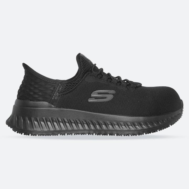 Women's Wide Fit Skechers 108152EC Slip-ins Work Tilido Ombray Safety Sneakers