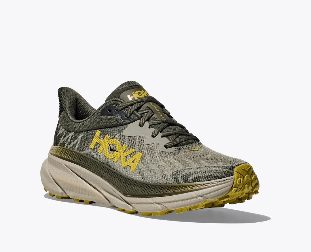 Men's Wide Fit Hoka Challenger 7 Trail Running Sneakers