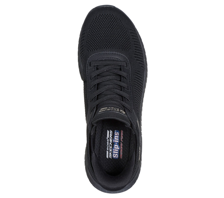 Women's Wide Fit Skechers 117483 Bobs Sport Squad Waves Sneakers