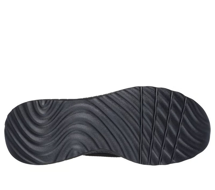 Women's Wide Fit Skechers 117497 Bobs Sport Squad Waves Sneakers