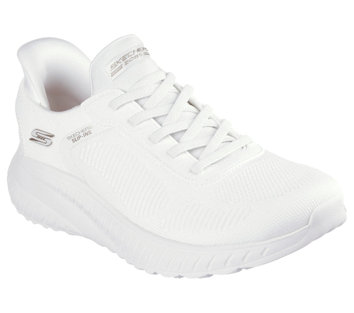 Women's Wide Fit Skechers 117497W Slip-ins Sport Squad Chaos Sneakers