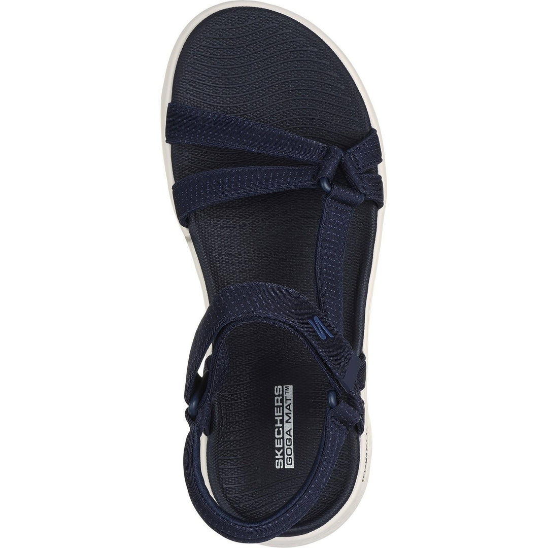 Women's Wide Fit Skechers 141451 Go Walk Flex Sublime Sandals