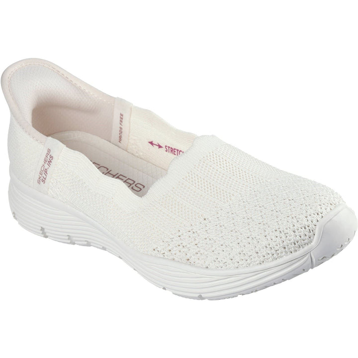 Women's Wide Fit Skechers 158980 Slip-ins Seager Believe It Shoes
