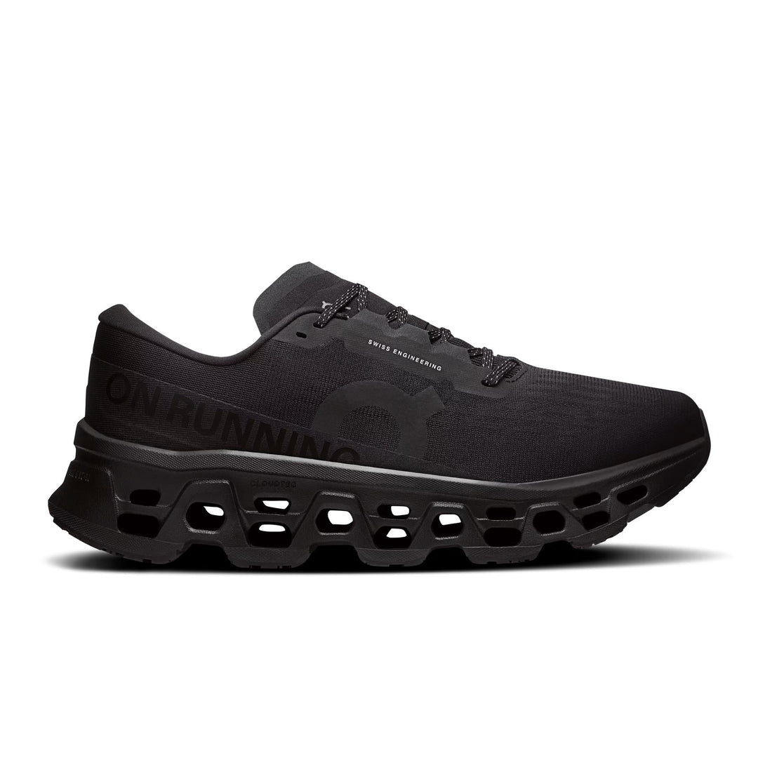 Mens Wide Fit On Cloudmonster 3 Sneakers - Black