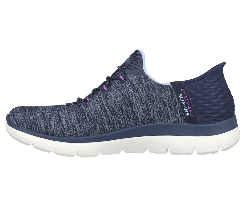 Women's Wide Fit Skechers 149937 Summits Dazzling Haze Sneakers