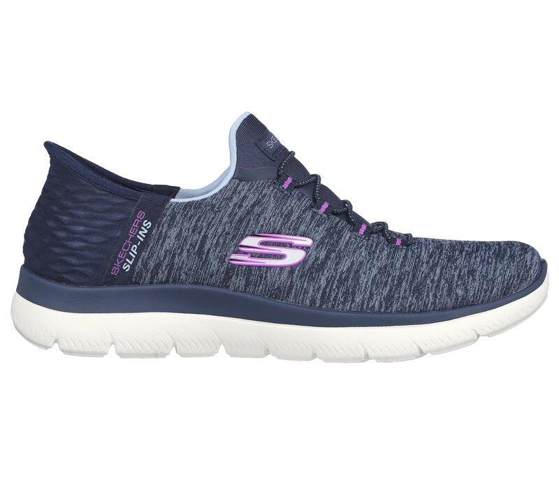 Women's Wide Fit Skechers 149937 Summits Dazzling Haze Sneakers