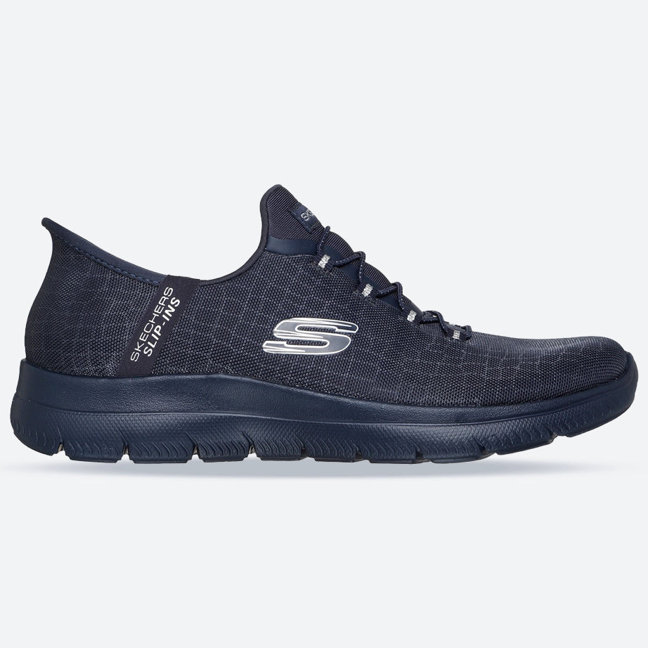 Women's Wide Fit Skechers 150128 Slip-ins Summits Classy Night Sneakers