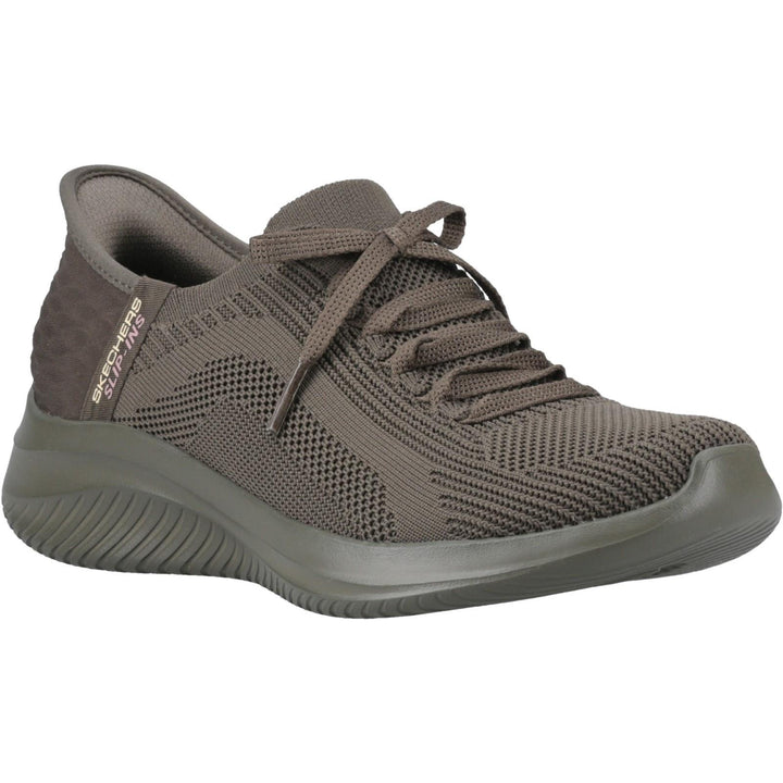 Women's Wide Fit Skechers 150447 Slip-ins Ultra Flex 3.0 Pure Color Sneakers