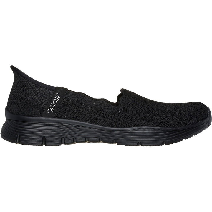Women's Wide Fit Skechers 158980 Slip-ins Seager Believe It Shoes