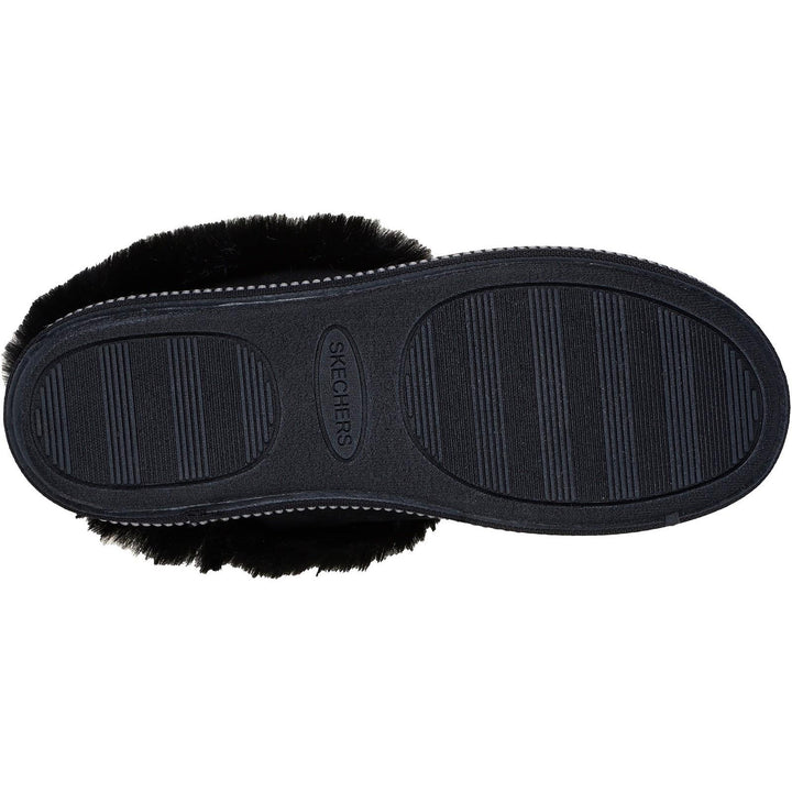 Women's Wide Fit Skechers 169012 Cozy Campfire Winter Nights Slippers