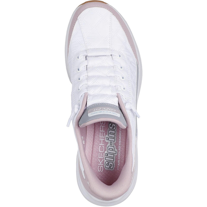 Women's Wide Fit Skechers 150404 Slip-ins Contour Foam Cozy Fit Sneakers