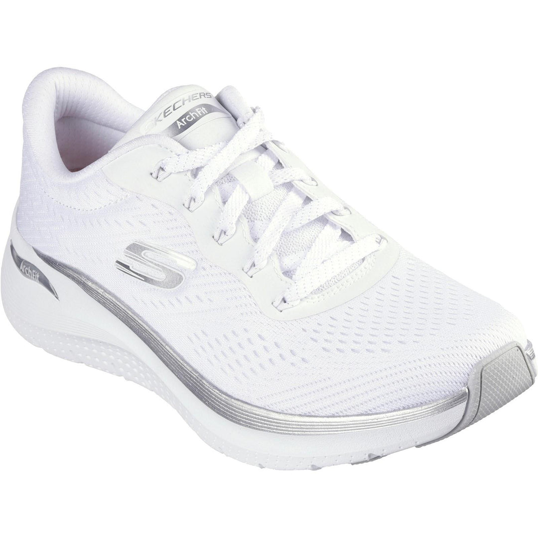 Women's Wide Fit Skechers Arch Fit 150067 2.0 Glow The Distance Sneakers