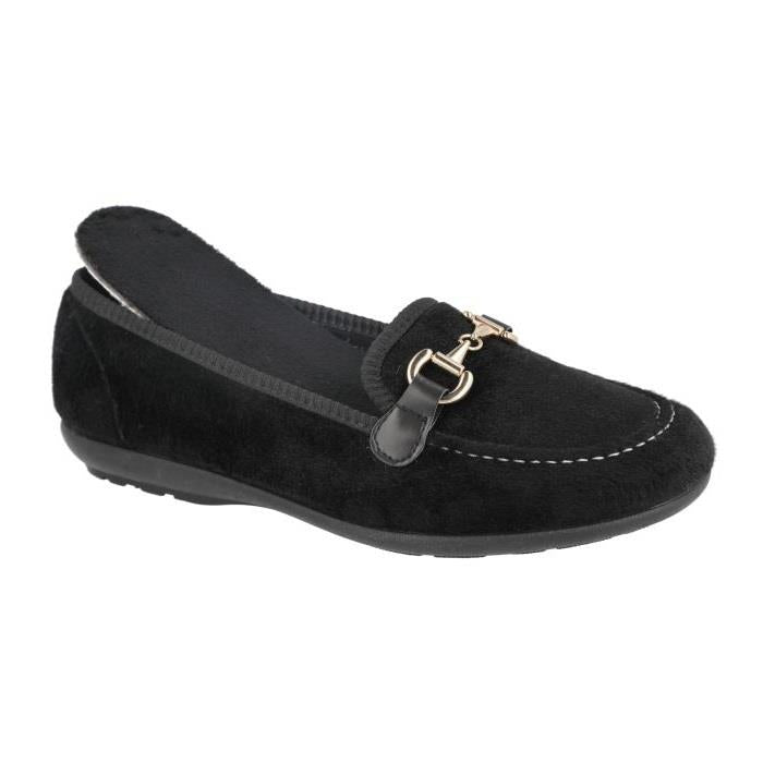 Womens Wide Fit DB Martha Slippers