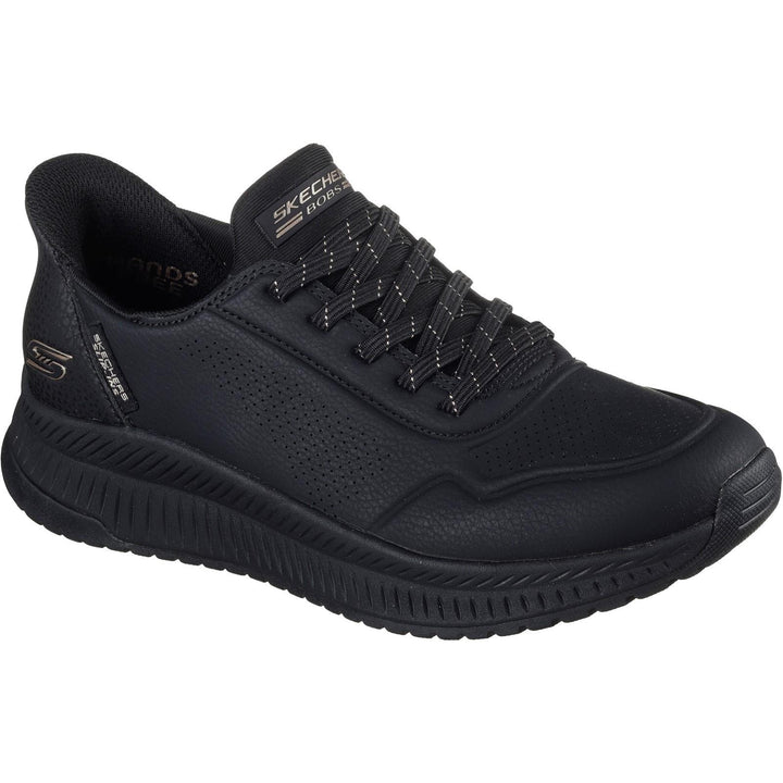 Women's Wide Fit Skechers 117740 Slip-ins Bobs Squad 4 Key Look Sneakers