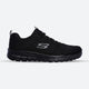 Women's Wide Fit Skechers 12615  Graceful Get Connected Sports Sneakers - Black