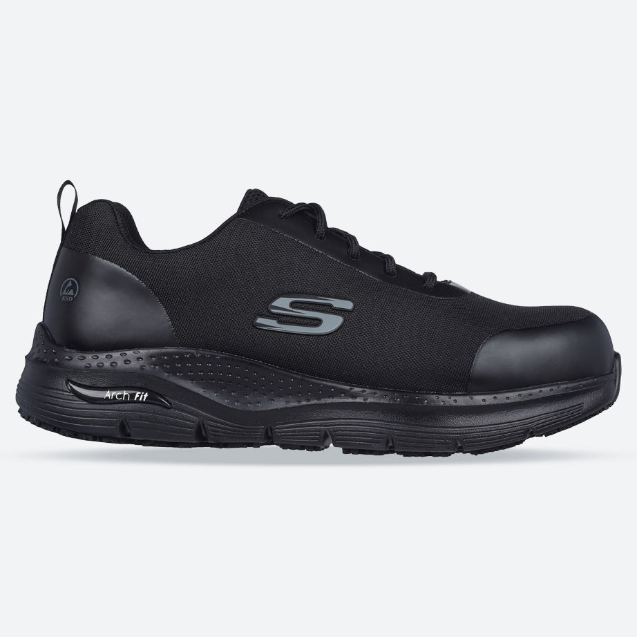 Skechers 200086EC Arch Fit Ringstap Sicherheits-Sneaker für Herren in weiter Passform