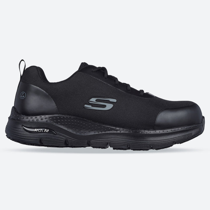 Skechers 200086EC Arch Fit Ringstap Sicherheits-Sneaker für Herren in weiter Passform