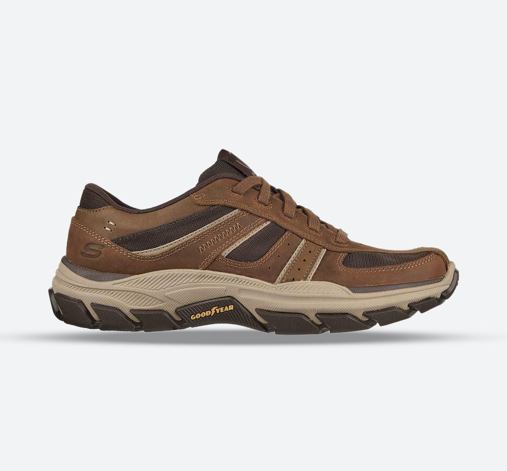Skechers 204330 Respected Edgemere Walking-Sneaker für Herren in weiter Passform