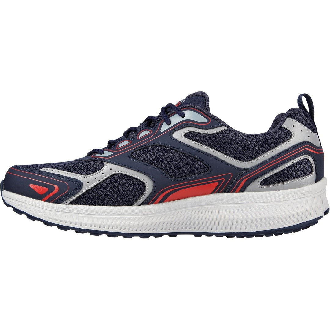 Men's Wide Fit Skechers 220034 Go Run Consistent Wide Sneakers - Navy/Red