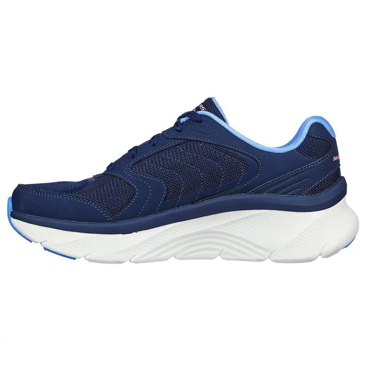 Women's Wide Fit Skechers 149686 Relaxed Fit Arch Fit D'lux Sneakers - Navy/Blue