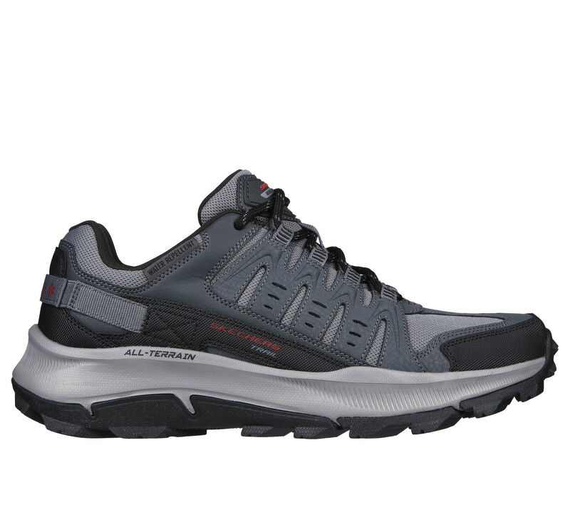 Men's Wide Fit Skechers 237501 Equalizer 5.0 Trail-Solix Walking Sneakers - Charcoal/Black