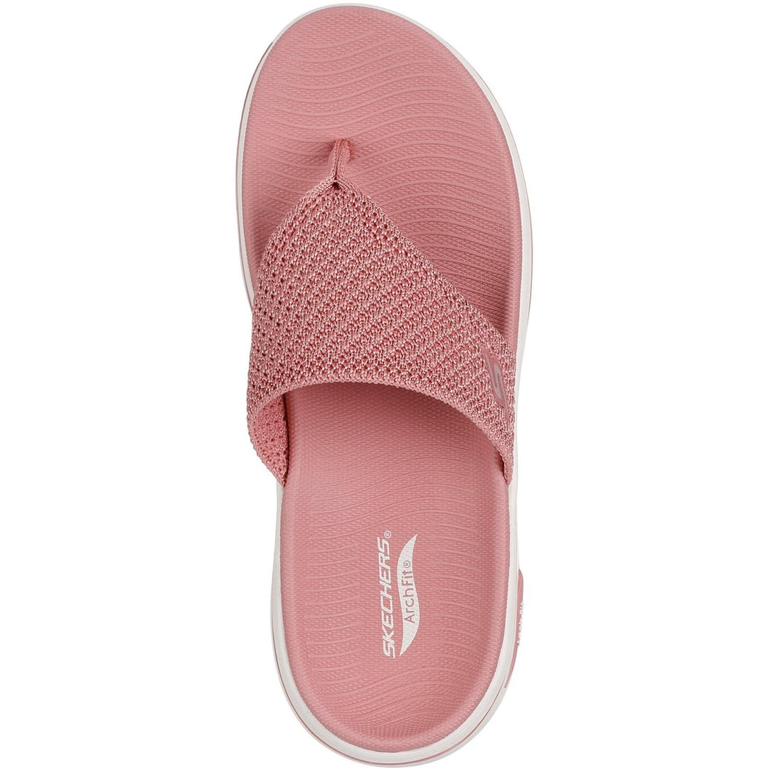 Women's Wide Fit Skechers 140861 Carrie Go Walk Arch Fit 2.0 Sandals