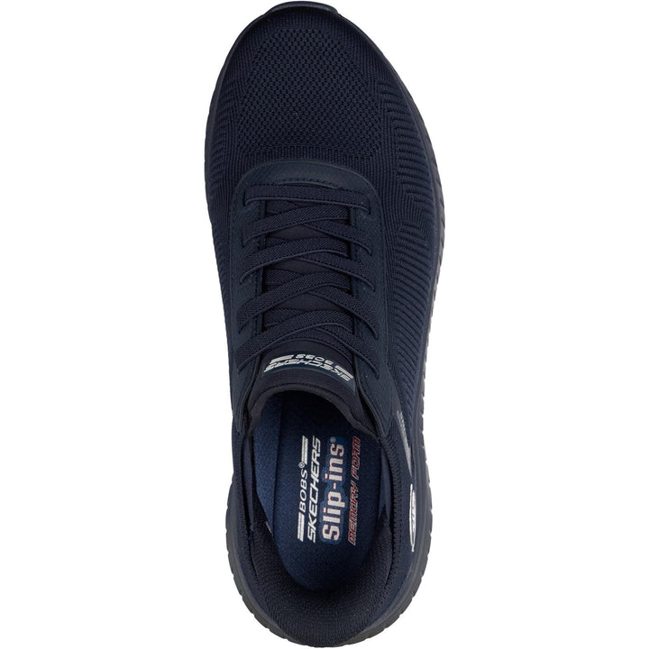 Men's Wide Fit Skechers Slip-ins 118312 Bobs Sport Squad Chaos Solid Step Sneakers