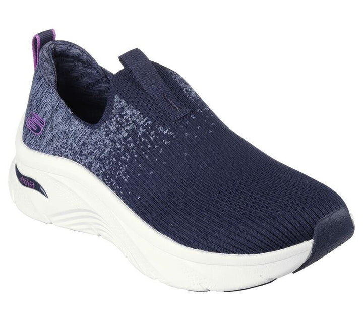 Women's Wide Fit Skechers Relaxed Fit 149684 Arch Fit Key Journey Sneakers