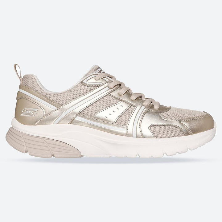 Women's Wide Fit Skechers 117770 Bobs Vamos Sneakers