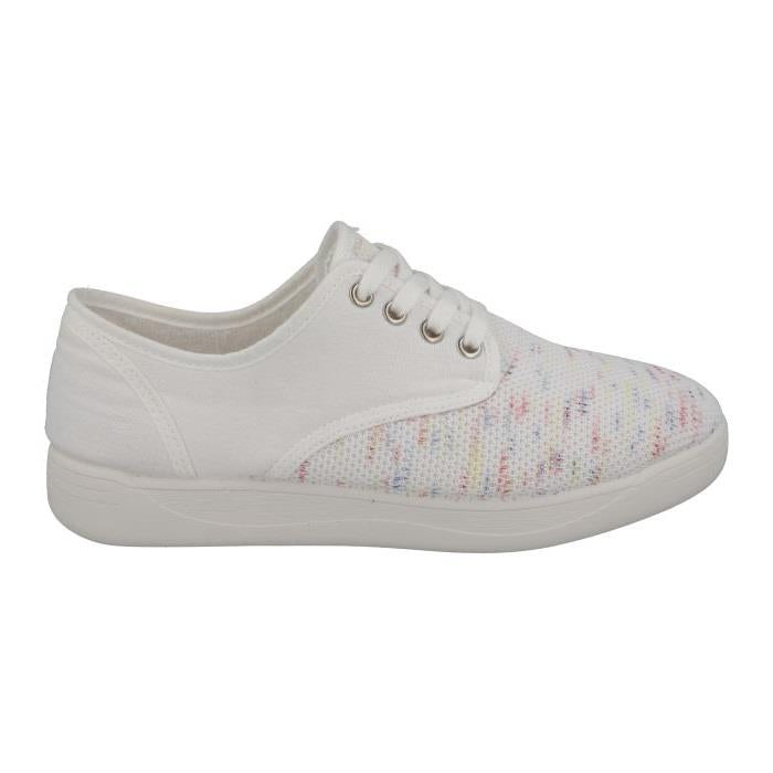 Women's Wide Fit DB Giraffe Canvas Shoes