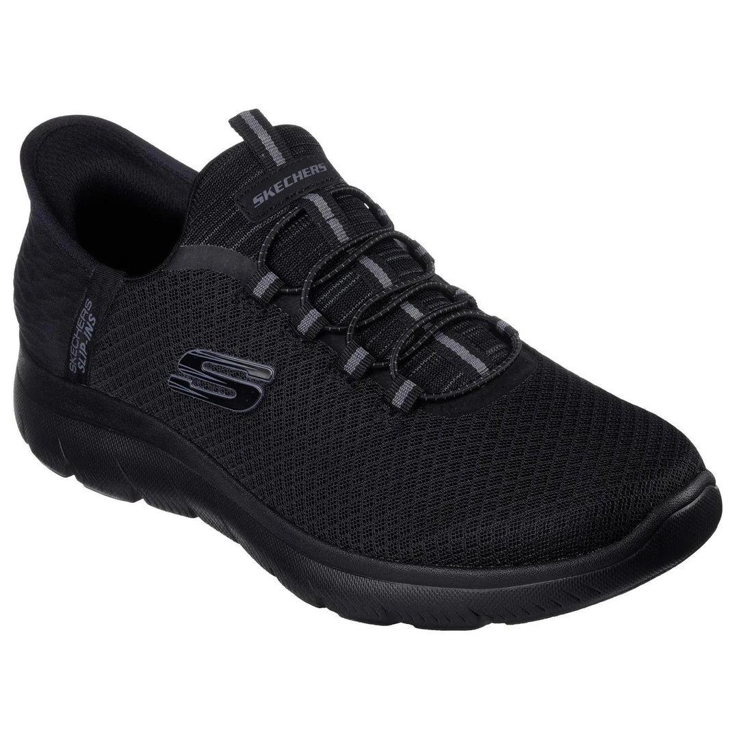 Men's Wide Fit Skechers Slip-ins 232457 High Range Summits Sneakers -  Black