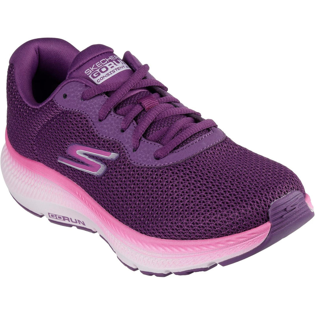 Women's Wide Fit Skechers 128621 Go Run Consistent 2.0 Fast Pace Sneakers