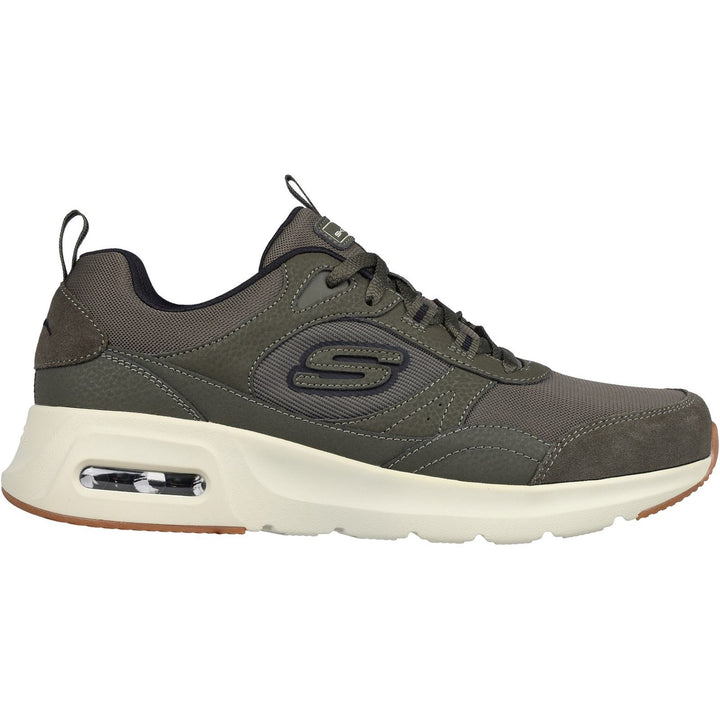 Men's Wide Fit Skechers 232646 Skech Air Court Homegrown Sneakers - Olive