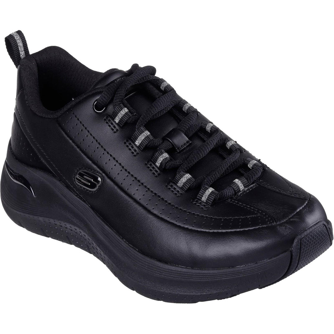 Women's Wide Fit Skechers 150061 Arch Fit 2.0 Star Bound Sneakers