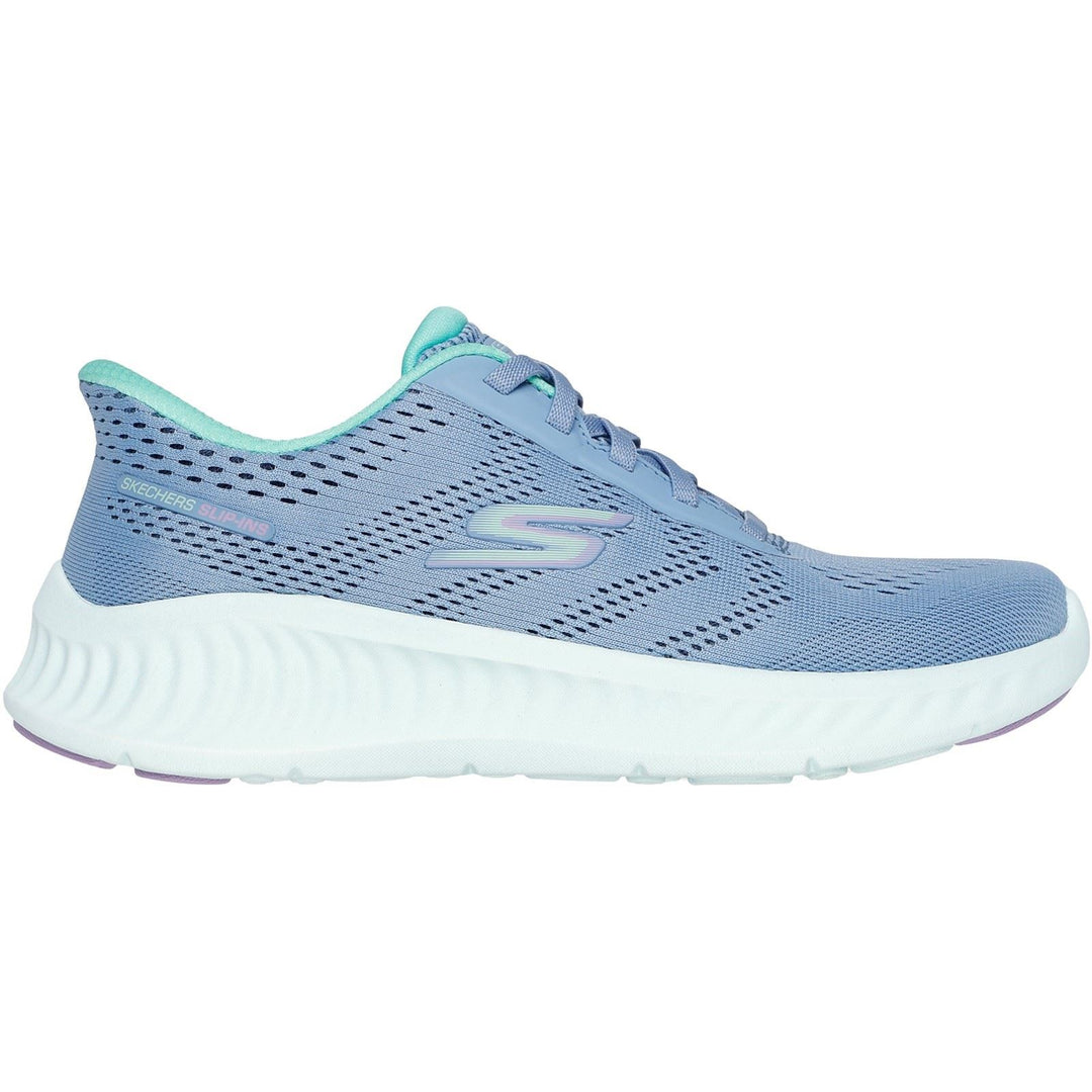 Women's Wide Fit Skechers 125643 Slip-ins Go Walk Now Khloe Sneakers