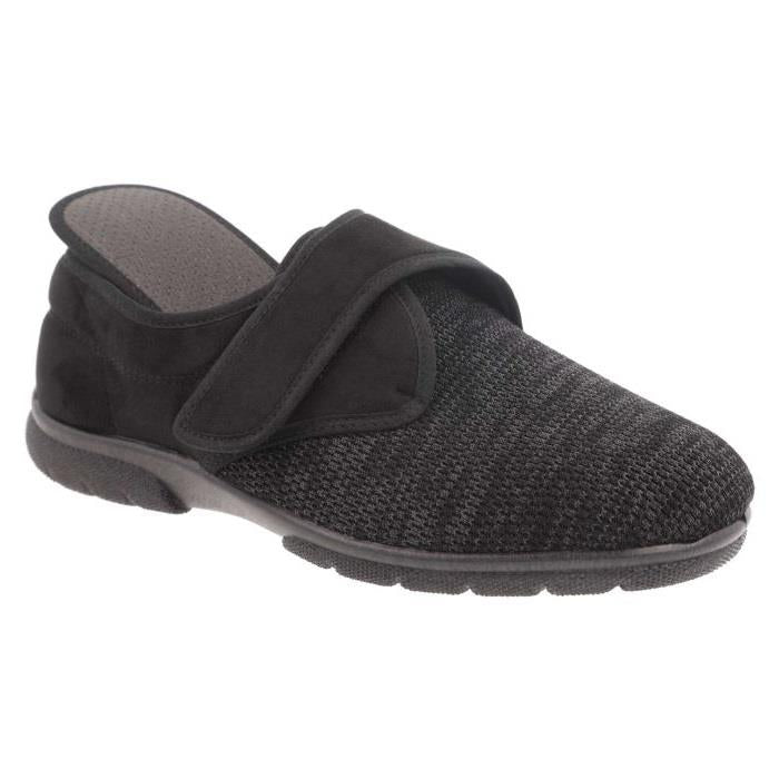 Men's Wide Fit DB Orson Velcro Slippers