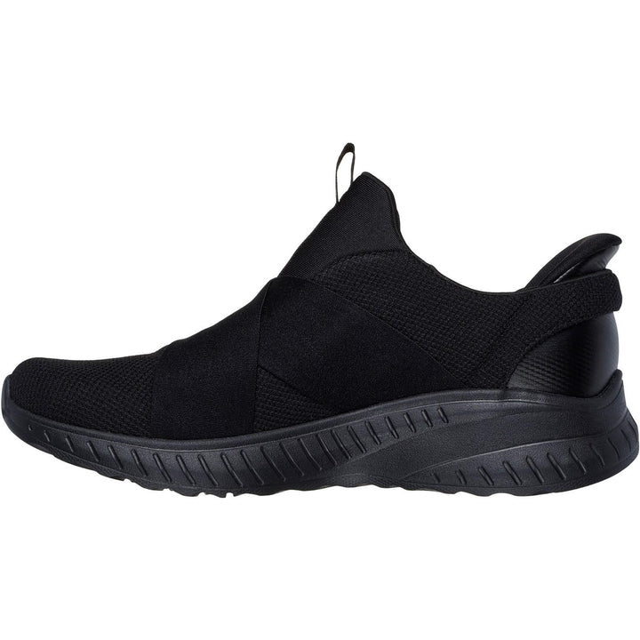 Women's Wide Fit Skechers 117505 Slip-ins Bobs Sport Squad Chaos Sneakers